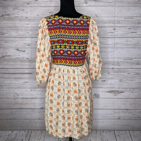 umgee • boho babydoll tunic peasant dress - Picture 4 of 6